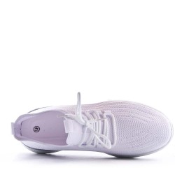 Men's textile lace-up basket