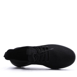 Men's textile lace-up basket