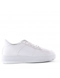 Women's faux leather sneaker