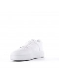 Women's faux leather sneaker