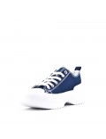 Women's faux leather sneaker