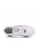 Women's faux leather sneaker