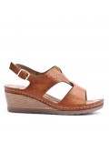 Grande Taille 38-43- Sandale en simili cuir