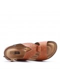 Grande Taille 38-43- Sandale en simili cuir