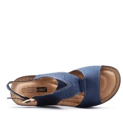 Grande Taille 38-43- Sandale en simili cuir