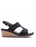 Grande Taille 38-43- Sandale en simili cuir