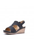 Grande Taille 38-43- Sandale en simili cuir