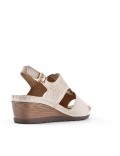 Grande Taille 38-43- Sandale en simili cuir