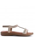 Grande Taille 38-43- Sandale en simili cuir