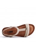 Grande Taille 38-43- Sandale en simili cuir