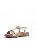 Grande Taille 38-43- Sandale en simili cuir