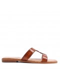 Grande Taille 38-43- Sandale en simili cuir