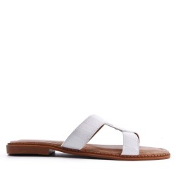 Large Size 38-43 - Faux leather sandal