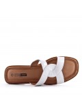 Grande Taille 38-43- Sandale en simili cuir