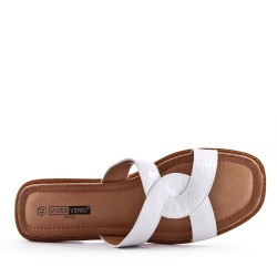 Grande Taille 38-43- Sandale en simili cuir