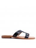 Grande Taille 38-43- Sandale en simili cuir