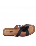 Grande Taille 38-43- Sandale en simili cuir