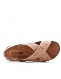 Grande Taille 38-43- Sandale en simili cuir