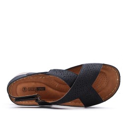 Grande Taille 38-43- Sandale en simili cuir