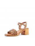 Big size 41-44 -Faux leather heeled sandal