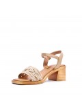 Big size 41-44 -Faux leather heeled sandal