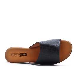 Grande Taille 38-43- Sandale en simili cuir