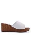 Grande Taille 38-43- Sandale en simili cuir