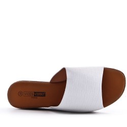 Grande Taille 38-43- Sandale en simili cuir