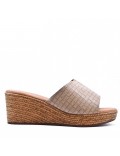 Grande Taille 38-43- Sandale en simili cuir