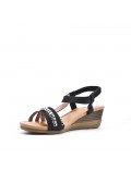 Grande Taille 38-43- Sandale en simili cuir