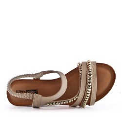 Large Size 38-43 - Faux leather sandal