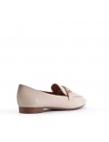 Large size - Faux leather ballerina