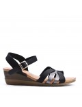 Grande Taille 38-43- Sandale en simili cuir