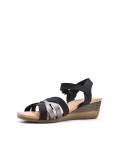 Grande Taille 38-43- Sandale en simili cuir