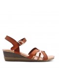 Grande Taille 38-43- Sandale en simili cuir