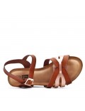 Grande Taille 38-43- Sandale en simili cuir