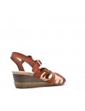 Grande Taille 38-43- Sandale en simili cuir