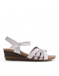 Grande Taille 38-43- Sandale en simili cuir