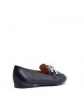 Large size 38-43 - Flat faux leather mocassin for women