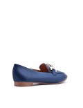 Large size 38-43 - Flat faux leather mocassin for women