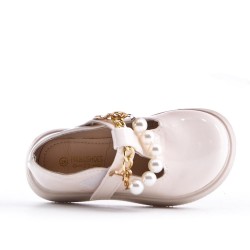 Child's derby in faux leather