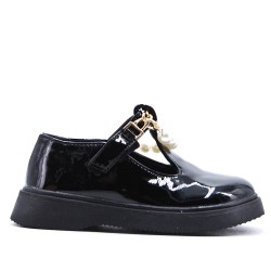 Child's derby in faux leather