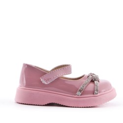 Child's derby in faux leather