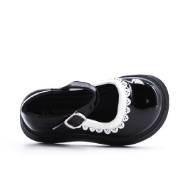 Child's derby in faux leather