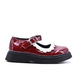 Child's derby in faux leather