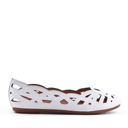 Comfort ballerina in faux leather