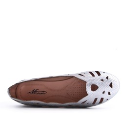 Comfort ballerina in faux leather