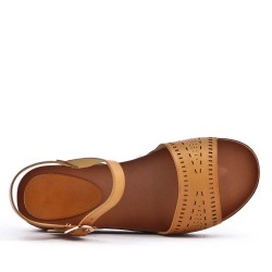 Sandale en simili cuir