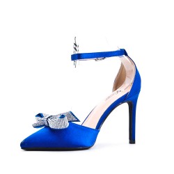 Faux leather heeled sandal
