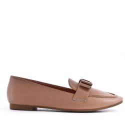 Ballerine confort en simili cuir